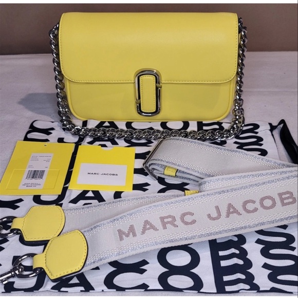 ****SOLD***Marc Jacobs The J Yellow Shoulder/Crossbody Bag.  SOLD*** - Picture 1 of 6